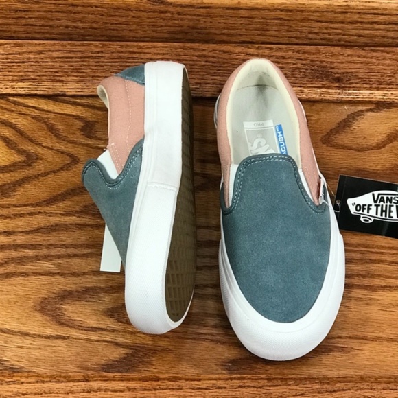 Vans Slip On PRO Goblin Blue Mahogany Rose Shoes - Picture 6 of 7